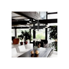 PENDENTE NEO 32X86X60CM METAL E VIDRO PRETO E BRANCO | BELLA ILUMINAÇÃO RE017S PENDENTE NEO 32X86X60CM METAL E VIDRO PRETO E BRANCO | BELLA ILUMINAÇÃO RE017S