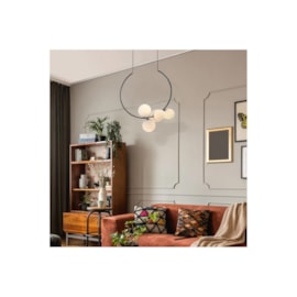 PENDENTE NERO METAL E VIDRO PRETO E BRANCO 5XG9 | BELLA ILUMINAÇÃO MM002 PENDENTE NERO METAL E VIDRO PRETO E BRANCO 5XG9 | BELLA ILUMINAÇÃO MM002