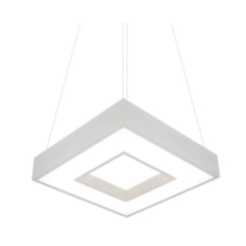 PENDENTE NEW CHESS LED 470X470MM 33,6W 4000K BIVOLT CABO 3 METROS | NEWLINE - 516YLED4 PENDENTE NEW CHESS LED 470X470MM 33,6W 4000K BIVOLT CABO 3 METROS | NEWLINE - 516YLED4
