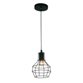 PENDENTE NICE Ø15X19,5CM METAL PRETO | STUDIOLUCE WHITE QPD919-PT PENDENTE NICE Ø15X19,5CM METAL PRETO | STUDIOLUCE WHITE QPD919-PT
