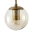 PENDENTE NÓRDICO JABUTICABA 46X100CM METAL E VIDRO DOURADO | NORDECOR 2070