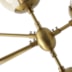 PENDENTE NÓRDICO JABUTICABA 46X100CM METAL E VIDRO DOURADO | NORDECOR 2070
