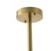 PENDENTE NÓRDICO JABUTICABA 46X100CM METAL E VIDRO DOURADO | NORDECOR 2070