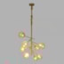 PENDENTE NÓRDICO JABUTICABA Ø58X95CM METAL E VIDRO DOURADO | NORDECOR 2073