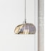 PENDENTE Ø14CM CRISTAL E AÇO CONHAQUE E CROMADO | +LUZ PE-013/1.9CO PENDENTE Ø14CM CRISTAL E AÇO CONHAQUE E CROMADO | +LUZ PE-013/1.9CO