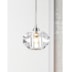 PENDENTE Ø14CM CRISTAL E AÇO TRANSLÚCIDO | +LUZ PE-012/1.12CL PENDENTE Ø14CM CRISTAL E AÇO TRANSLÚCIDO | +LUZ PE-012/1.12CL