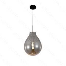 PENDENTE Ø22X30CM METAL E VIDRO BRONZE E FUMÊ | SINDORA ILUMINAÇÃO DCD04007 PENDENTE Ø22X30CM METAL E VIDRO BRONZE E FUMÊ | SINDORA ILUMINAÇÃO DCD04007