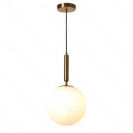 PENDENTE Ø25CM METAL E VIDRO BRONZE E BRANCO | SINDORA ILUMINAÇÃO DCD04026 PENDENTE Ø25CM METAL E VIDRO BRONZE E BRANCO | SINDORA ILUMINAÇÃO DCD04026