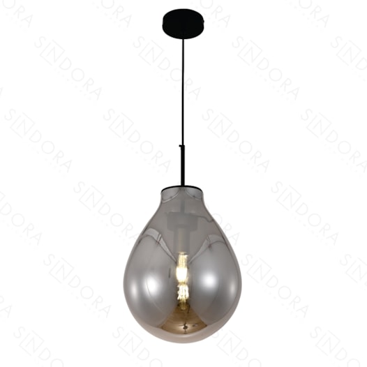 PENDENTE Ø40X52CM METAL E VIDRO BRONZE E FUMÊ | SINDORA ILUMINAÇÃO DCD04011 PENDENTE Ø40X52CM METAL E VIDRO BRONZE E FUMÊ | SINDORA ILUMINAÇÃO DCD04011