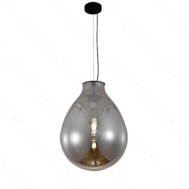 PENDENTE Ø48X62CM METAL E VIDRO BRONZE E FUMÊ | SINDORA ILUMINAÇÃO DCD04013 PENDENTE Ø48X62CM METAL E VIDRO BRONZE E FUMÊ | SINDORA ILUMINAÇÃO DCD04013