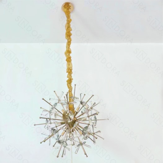 PENDENTE Ø60CM CRISTAL E METAL DOURADO | SINDORA ILUMINAÇÃO DCD01285 PENDENTE Ø60CM CRISTAL E METAL DOURADO | SINDORA ILUMINAÇÃO DCD01285