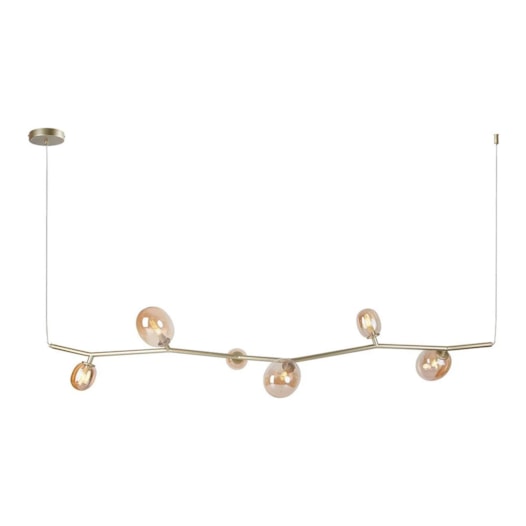 PENDENTE OLIVE 18X155X34CM METAL E VIDRO DOURADO E ÂMBAR | USINA IMPORTS UI20266/155DRAB PENDENTE OLIVE 18X155X34CM METAL E VIDRO DOURADO E ÂMBAR | USINA IMPORTS UI20266/155DRAB