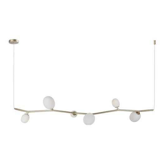 PENDENTE OLIVE 18X155X34CM METAL E VIDRO DOURADO E BRANCO FOSCO | USINA IMPORTS UI20266/155DRFC PENDENTE OLIVE 18X155X34CM METAL E VIDRO DOURADO E BRANCO FOSCO | USINA IMPORTS UI20266/155DRFC