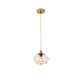 PENDENTE OLLIN Ø25X15CM METAL DOURADO | NORDECOR 2599 PENDENTE OLLIN Ø25X15CM METAL DOURADO | NORDECOR 2599