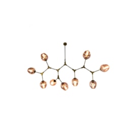 PENDENTE ORBE METAL E VIDRO DOURADO E CHAMPANHE 9XE27 | BELLA ILUMINAÇÃO KY001LG PENDENTE ORBE METAL E VIDRO DOURADO E CHAMPANHE 9XE27 | BELLA ILUMINAÇÃO KY001LG