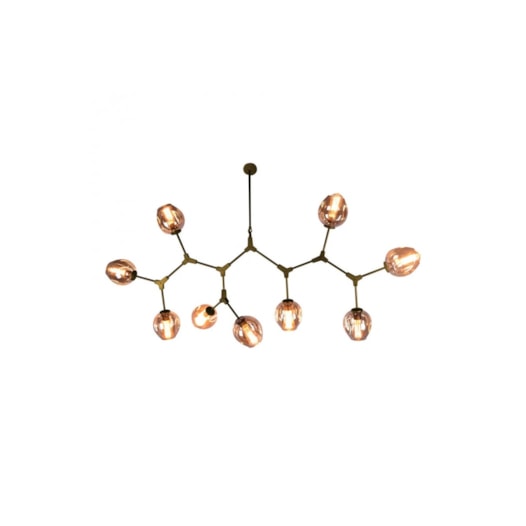 PENDENTE ORBE METAL E VIDRO DOURADO E CHAMPANHE 9XE27 | BELLA ILUMINAÇÃO KY001LG PENDENTE ORBE METAL E VIDRO DOURADO E CHAMPANHE 9XE27 | BELLA ILUMINAÇÃO KY001LG