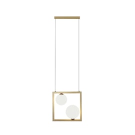 PENDENTE ORBIT 2L G9 10W 260X120X260MM DOURADO | STUDIOLUCE WHITE PDH1533DO PENDENTE ORBIT 2L G9 10W 260X120X260MM DOURADO | STUDIOLUCE WHITE PDH1533DO