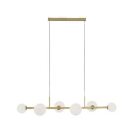 PENDENTE ORBIT 6L G9 30W 1050X265X160MM DOURADO | STUDIOLUCE WHITE PDH1527DO PENDENTE ORBIT 6L G9 30W 1050X265X160MM DOURADO | STUDIOLUCE WHITE PDH1527DO
