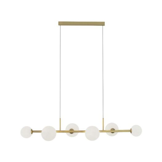 PENDENTE ORBIT 6L G9 30W 1050X265X160MM DOURADO | STUDIOLUCE WHITE PDH1527DO PENDENTE ORBIT 6L G9 30W 1050X265X160MM DOURADO | STUDIOLUCE WHITE PDH1527DO