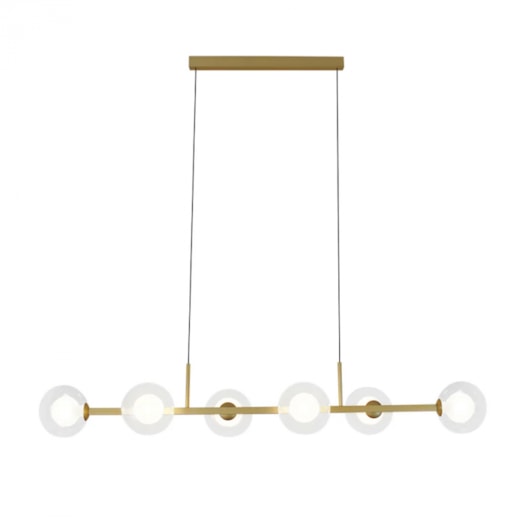 PENDENTE ORBIT DOURADO E TRANSPARENTE | STUDIOLUCE PDH1527TRDO