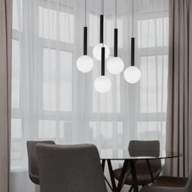 PENDENTE ORBIT II PRETO E FOSCO | STUDIOLUCE PDH1559PT