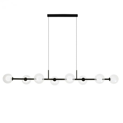 PENDENTE ORBIT II PRETO E TRANSPARENTE | STUDIOLUCE PDH1576TRPT
