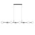 PENDENTE ORBIT II PRETO E TRANSPARENTE | STUDIOLUCE PDH1576TRPT