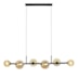 PENDENTE ORBIT PRETO E CHAMPANHE | STUDIOLUCE PDH1527CHPT