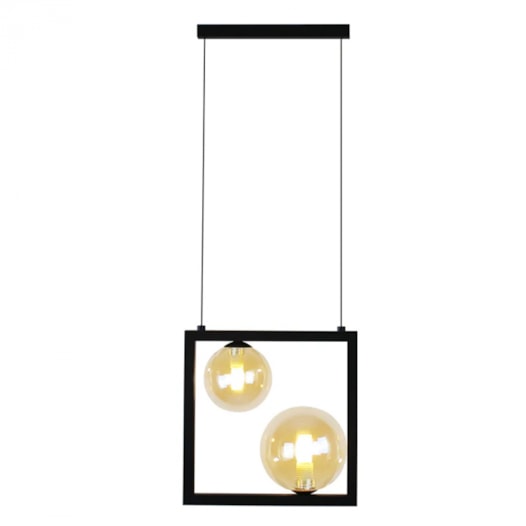 PENDENTE ORBIT PRETO E CHAMPANHE | STUDIOLUCE PDH1533CHPT