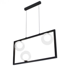 PENDENTE ORBIT PRETO E TRANSPARENTE | STUDIOLUCE PDH1556TRPT