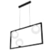 PENDENTE ORBIT PRETO E TRANSPARENTE | STUDIOLUCE PDH1556TRPT