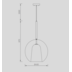 PENDENTE OREC 40W 1L E27 COBRE | STUDIOLUCE BLACK PD1406CO