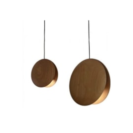 PENDENTE OYSTER ASSINATURA LATTOOG Ø38X11CM MADEIRA JEQUITIBÁ | NOVA HOME 3133 PENDENTE OYSTER ASSINATURA LATTOOG Ø38X11CM MADEIRA JEQUITIBÁ | NOVA HOME 3133