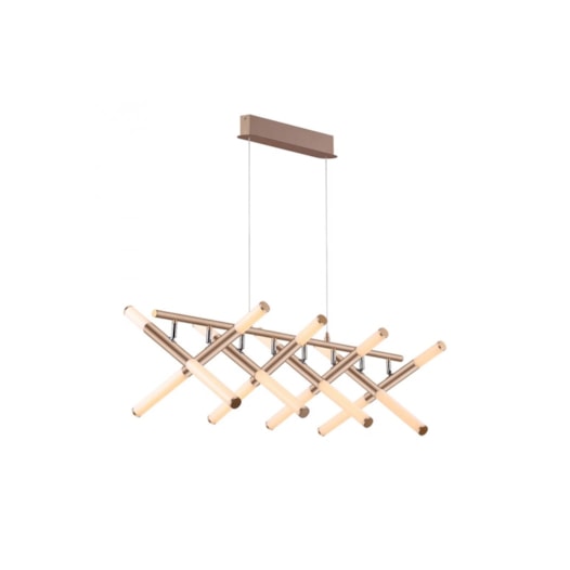 PENDENTE PALITO DOURADO 90X60X11CM 16X3 37,5W 2700K | BELLA ILUMINAÇÃO CD015 PENDENTE PALITO DOURADO 90X60X11CM 16X3 37,5W 2700K | BELLA ILUMINAÇÃO CD015