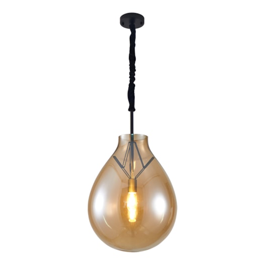 PENDENTE PALLO ÂMBAR E PRETO | NORDECOR 2781 PENDENTE PALLO ÂMBAR E PRETO | NORDECOR 2781