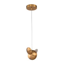 PENDENTE PAPILLON 3000K 2X3W Ø12CM METAL E ACRÍLICO DOURADO E BRANCO | BELLA ILUMINAÇÃO EG001 PENDENTE PAPILLON 3000K 2X3W Ø12CM METAL E ACRÍLICO DOURADO E BRANCO | BELLA ILUMINAÇÃO EG001
