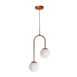 PENDENTE PÊNDULO C/ GLOBO 2L G9 | USINA 16496/81 PENDENTE PÊNDULO C/ GLOBO 2L G9 | USINA 16496/81