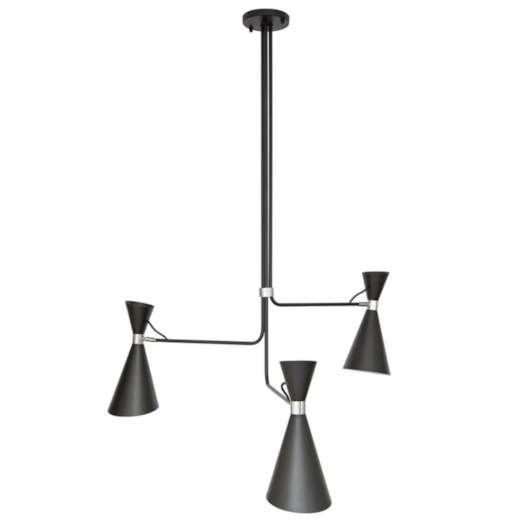 PENDENTE PICASSO 3 CONES PINTURA AÇO/ALUMÍNIO | GOLDEN-ART T1071-3PI PENDENTE PICASSO 3 CONES PINTURA AÇO/ALUMÍNIO | GOLDEN-ART T1071-3PI