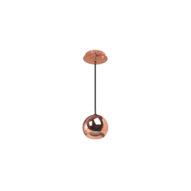 PENDENTE PIN Ø12X11.5CM METAL COBRE| BELLA ILUMINAÇÃO FH015A