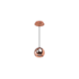 PENDENTE PIN Ø12X11.5CM METAL COBRE| BELLA ILUMINAÇÃO FH015A
