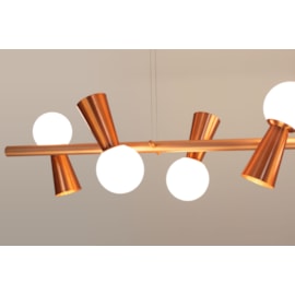 PENDENTE PION ARTICULADO RETANGULAR 115X26CM METAL E VIDRO | TKS 1795 PENDENTE PION ARTICULADO RETANGULAR 115X26CM METAL E VIDRO | TKS 1795