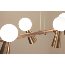 PENDENTE PION ARTICULADO RETANGULAR 115X26CM METAL E VIDRO | TKS 1795 PENDENTE PION ARTICULADO RETANGULAR 115X26CM METAL E VIDRO | TKS 1795