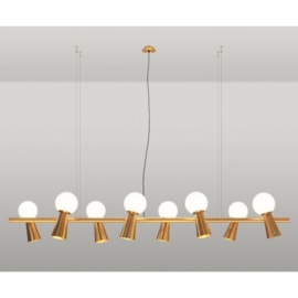 PENDENTE PION ARTICULADO RETANGULAR 150X26CM METAL E VIDRO | TKS 1798 PENDENTE PION ARTICULADO RETANGULAR 150X26CM METAL E VIDRO | TKS 1798