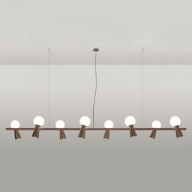 PENDENTE PION ARTICULADO RETANGULAR 208X26CM METAL E VIDRO | TKS 2008 PENDENTE PION ARTICULADO RETANGULAR 208X26CM METAL E VIDRO | TKS 2008