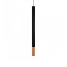 PENDENTE PIPE DOWN CILÍNDRICO MINI DICROICA 49XØ3,8CM METAL | TKS 1834 PENDENTE PIPE DOWN CILÍNDRICO MINI DICROICA 49XØ3,8CM METAL | TKS 1834