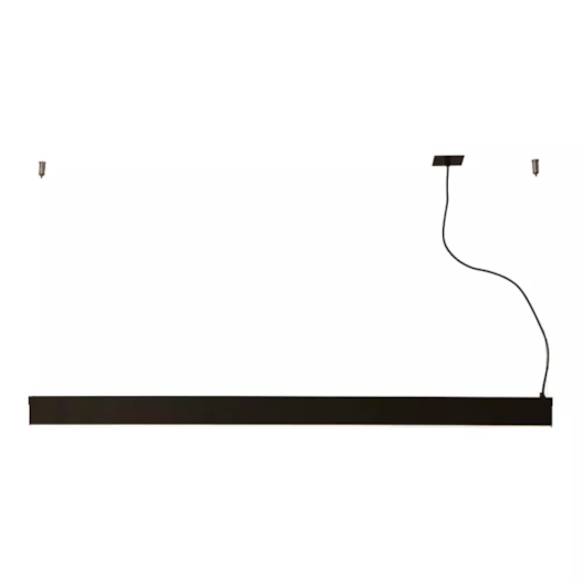 PENDENTE POLO LINEAR S/ FITA LUZ DIRETA 250X3,2CM ALUMÍNIO E ACRÍLICO | USINA 16365/250 PENDENTE POLO LINEAR S/ FITA LUZ DIRETA 250X3,2CM ALUMÍNIO E ACRÍLICO | USINA 16365/250