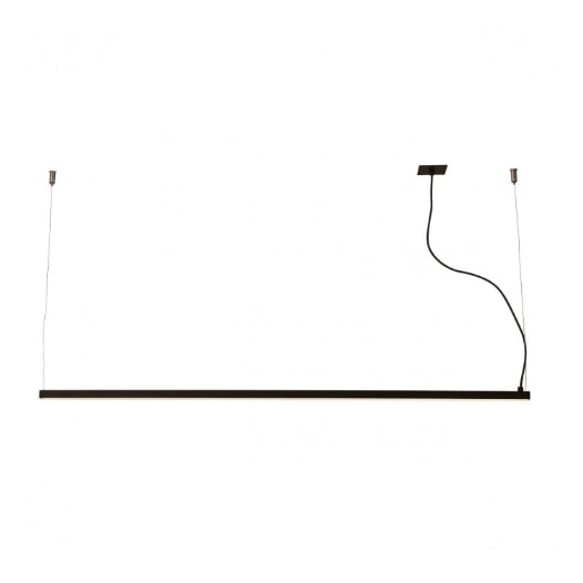 PENDENTE POLO LINEAR S/ FITA LUZ DIRETA 300X3,2CM ALUMÍNIO E ACRÍLICO | USINA 16365/300 PENDENTE POLO LINEAR S/ FITA LUZ DIRETA 300X3,2CM ALUMÍNIO E ACRÍLICO | USINA 16365/300