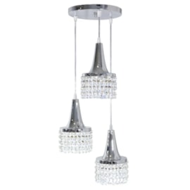 PENDENTE PYLLO 3 CONES Ø12CM CRISTAIS LATÃO | GOLDEN-ART T9020-3LT PENDENTE PYLLO 3 CONES Ø12CM CRISTAIS LATÃO | GOLDEN-ART T9020-3LT