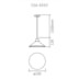 PENDENTE QUEENS 1L E27 Ø25X12CM | SPOTLINE 633/1 PENDENTE QUEENS 1L E27 Ø25X12CM | SPOTLINE 633/1