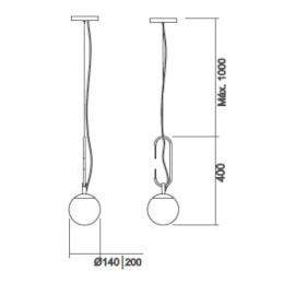 PENDENTE QUIRON Ø140M | USINA 16607/1 PENDENTE QUIRON Ø140M | USINA 16607/1